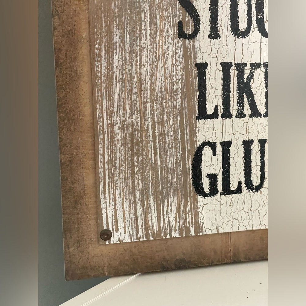 Rustic Wood/Metal Sign - Picture 3 of 6
